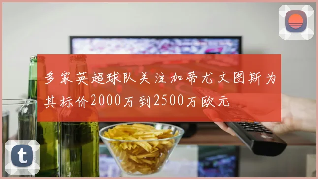 多家英超球队关注加蒂尤文图斯为其标价2000万到2500万欧元